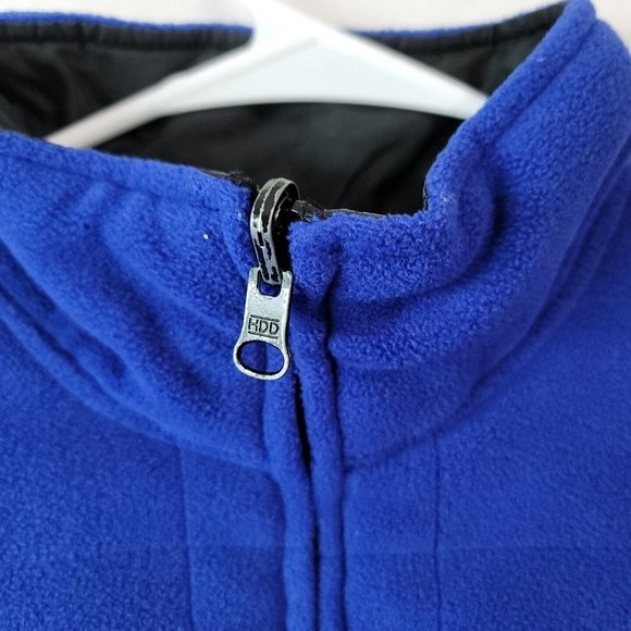 VTG Fuda Sport Fleece Lined Silk Windbreaker Coat Men's Size Medium Reversible - Picture 7 of 16